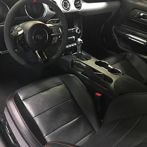 Seat stitching & GT350R Steering Wheel