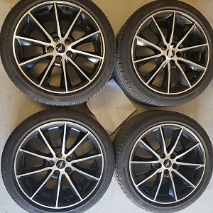 19x8.5 wheel and tire package wheels