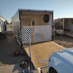 20ft Car Hauler Dog Pen