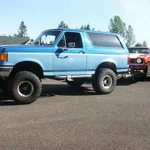 My bronco had the hauling durty to the strip before I got the Diesel.