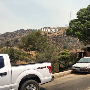 Rental Ford F150 Hollywood Hills Summer 2016
