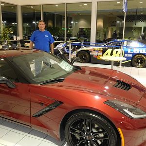 Hello 2016 Corvette Z51 2LT 7 Speed. "Stole" it from the showroom at Jimmie Johnson Chevrolet, San Diego, Saturday night, March 11, 2017.