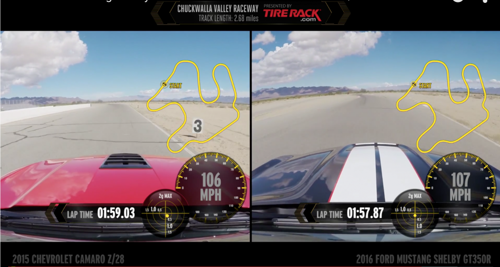 Shelby GT350 vs Camaro Z:28-4