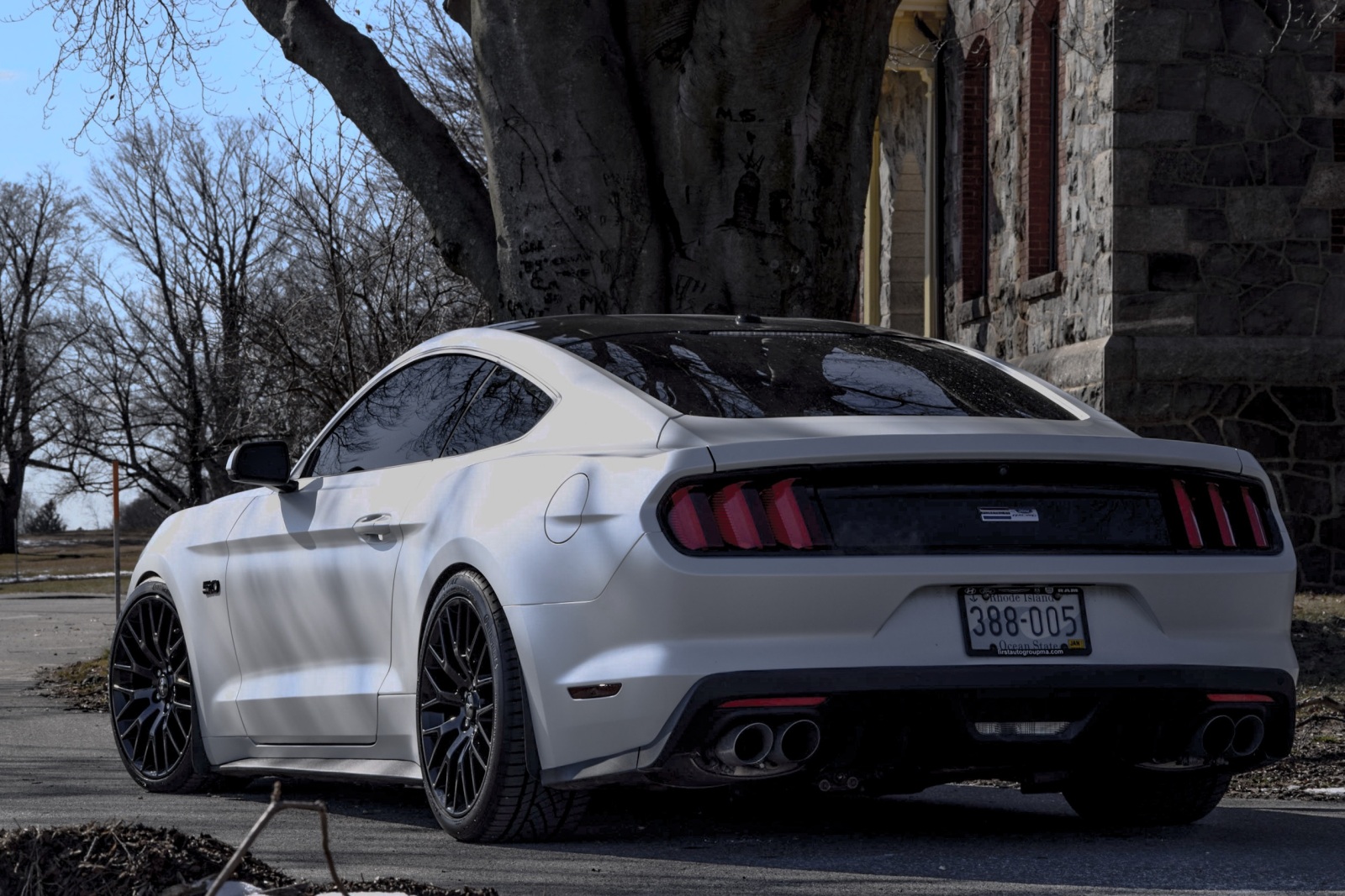 Satin Pearl White Full Wrap!!! | 2015+ S550 Mustang Forum (GT, EcoBoost