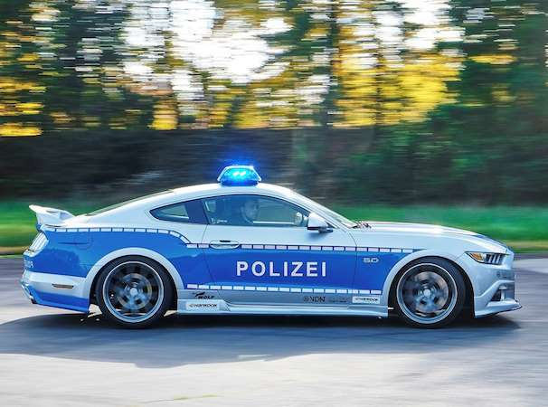 Wolf Wild S550 German Police Car at Essen  2015+ S550 Mustang Forum (GT,  EcoBoost, GT350, GT500, Bullitt, Mach 1) 
