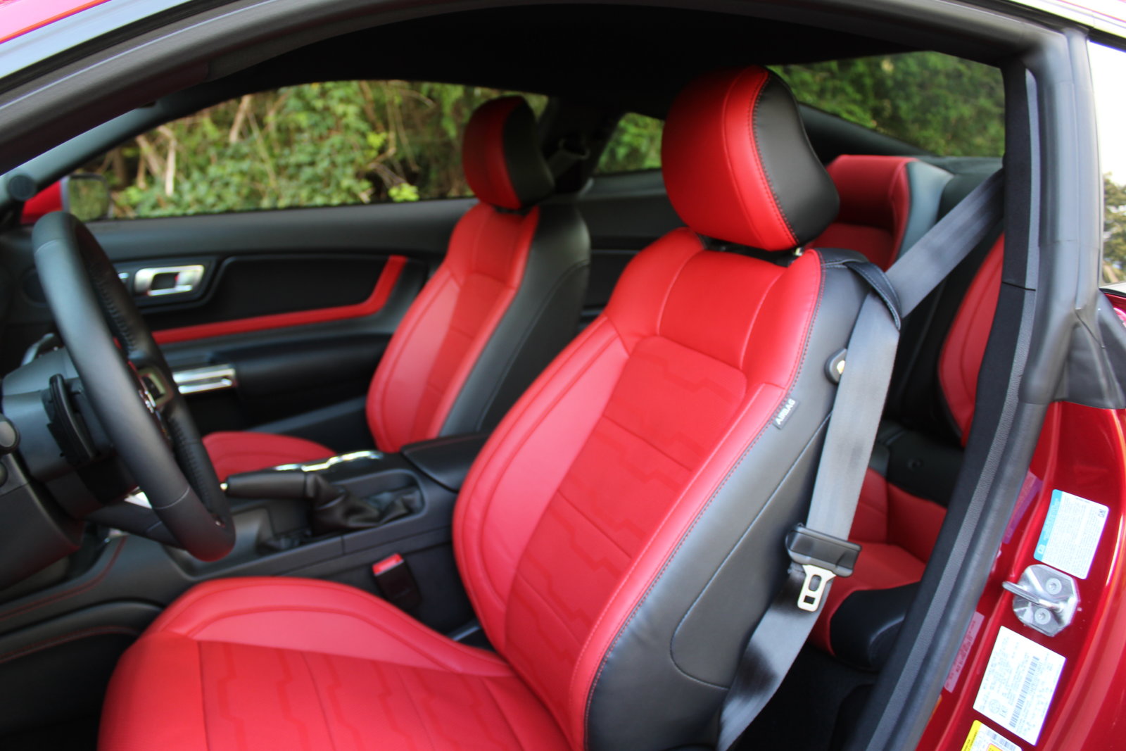 Ruby Red With Showstopper Red Interior 2015 S550 Mustang