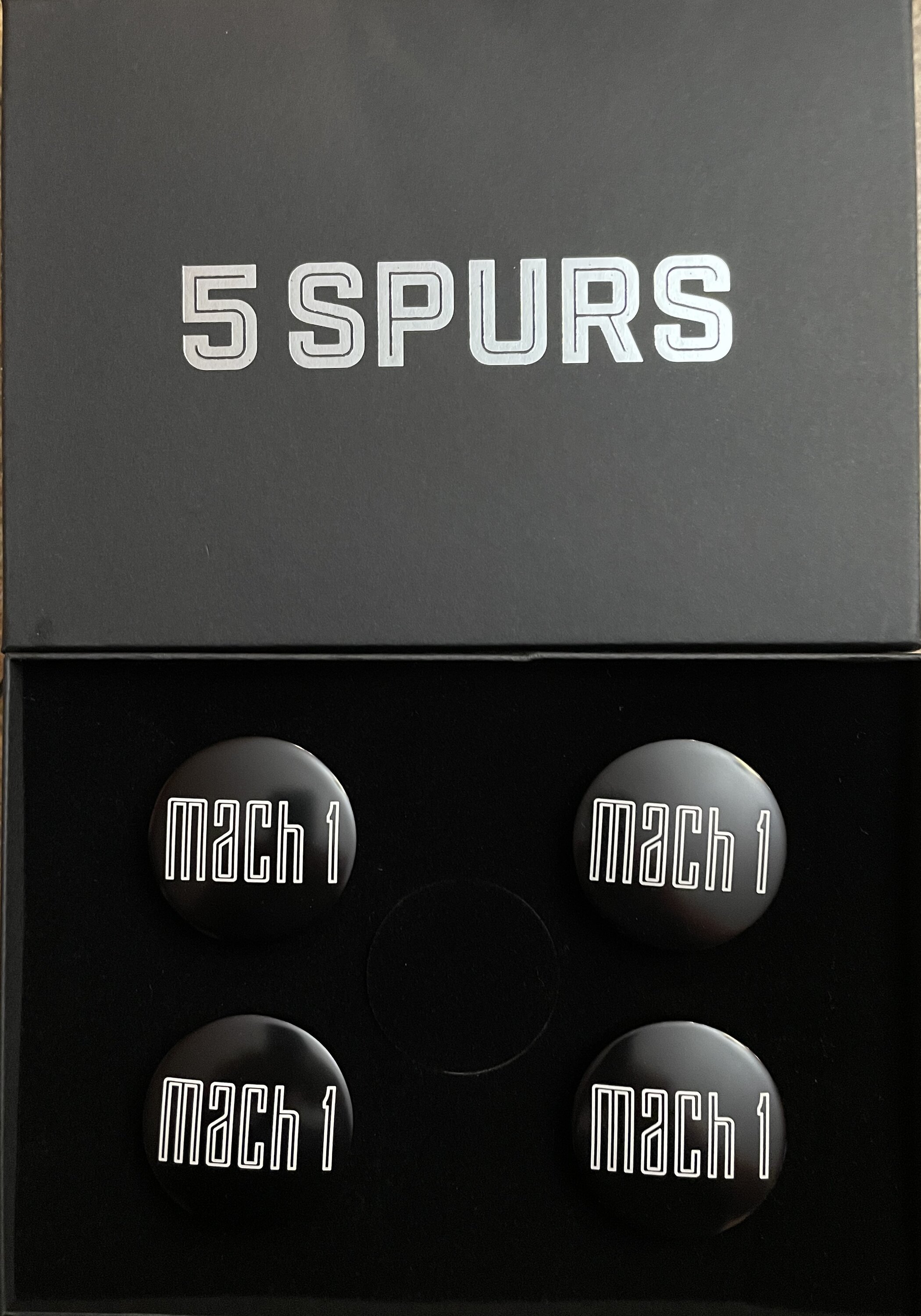 5 Spurs Center Caps.JPG