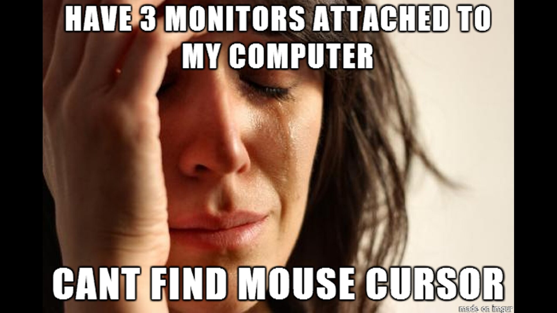First world problems, monitors & mouse.jpg