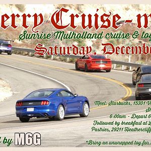 SoCal Meet & Cruise #16: Merry Cruise-mas on Mulholland - December 10, 2016