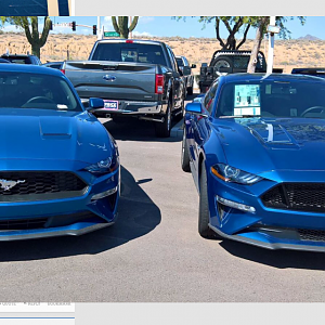 Lightning Blue vs Velocity Blue