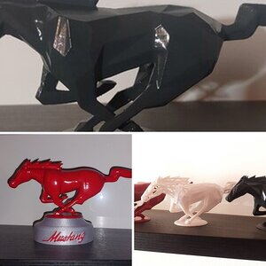 Running Pony sculpture