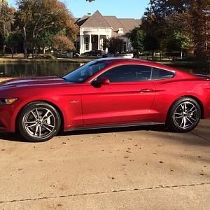 2015 GT Base 6MT, Ruby Red with Ceramic Interior. In full sun light.