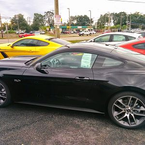 I saw it from the rode and decided to take a test drive. I first tested the 2015 Dodge challenger R/T Scat Pak and was not that excited when it came t