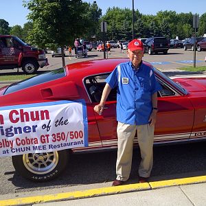 John called me up and asked me to come to what I thought he said was a car show. When I got there it turned out to be a parade. I don't do parades wit