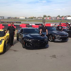 Track day at M1 Concourse, Pontiac, Michigan