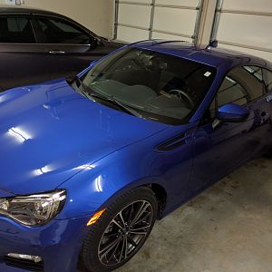 foreground the wife's brz 6spd, behind it is my DD '14 accord 6spd on pilot supersports ;-D. Thing is slow but turns and stops pretty well thanks to t