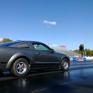2005 Mustang GT350 (Tribute) @ MIR 1/4 Mile Strip