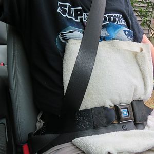 Supplemental seat belt as worn