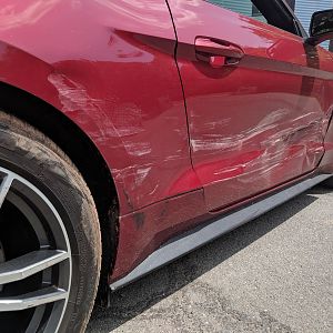 May 2019 Accident - Front of door