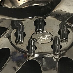 RTX Black Lug Nuts for GT350R w/6GR Project Wheels