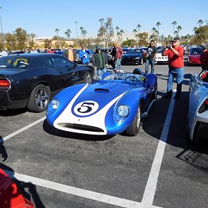 1958 Reventlow Scarab Race Car (replica)- One of several exotic and unusual cars that showed up for the Tour.