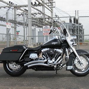 2011 RoadKing "My last Harley" 
Can't do the bikes no more. 
My mind say's "Yes", but my body say's "No"