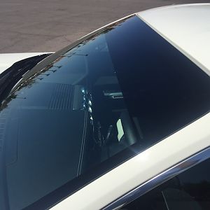 Visor tint strip