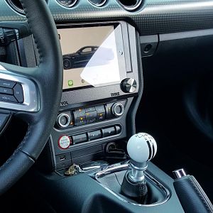 Ipad added with FR shift knob