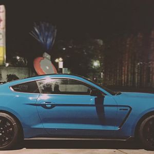 "GRAB R" 
2017 Shelby GT350R
Grabber Blue, Black Roof, No stripes 
Chassis #HR213
Base 920A package