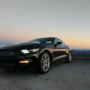 Mustang on the Blue Ridge Parkway. Full Resolution makes a great background