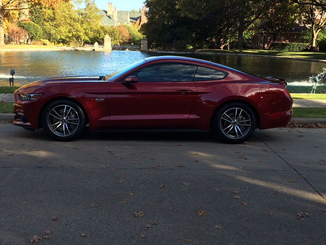 2015 GT Base 6MT, Ruby Red with Ceramic Interior. In complete shade.