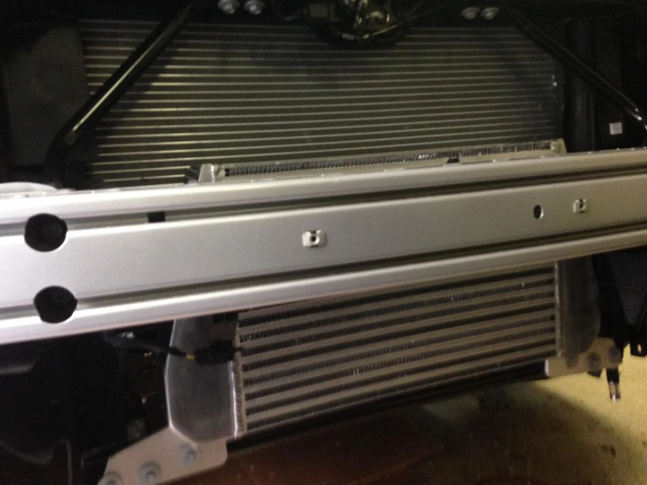 Intercooler installed.