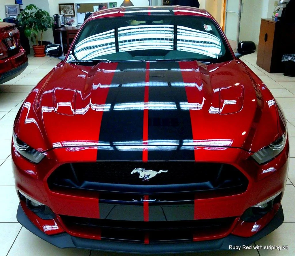 Ruby Red with striping kit added