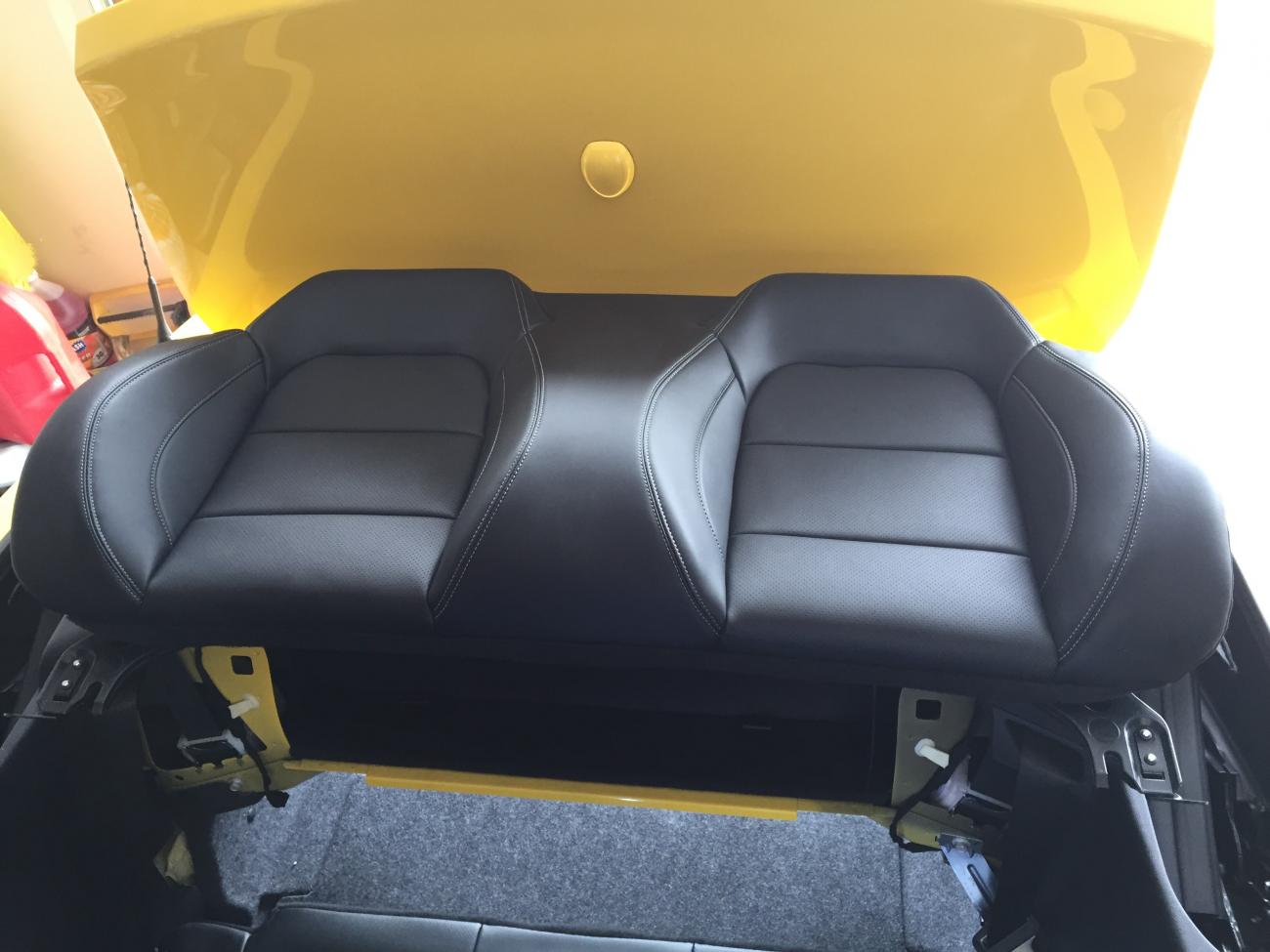 seat back laid out