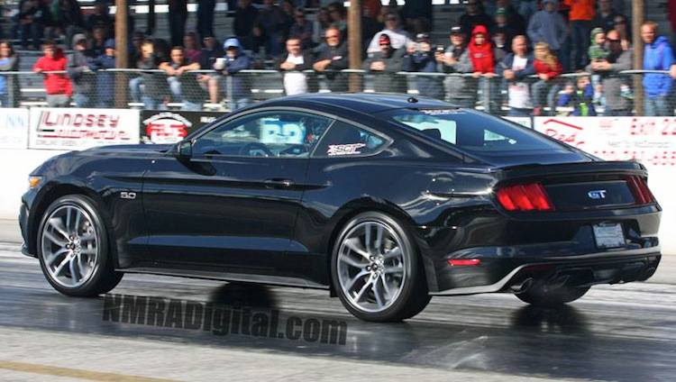 Stock 2015 Mustang GT Auto Runs 12 86 107 MPH in its