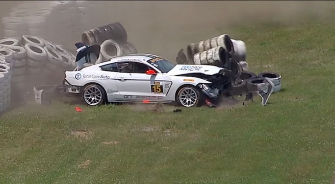 GT350R-C Crash Video at Motorsport Park | 2015+ Mustang ...