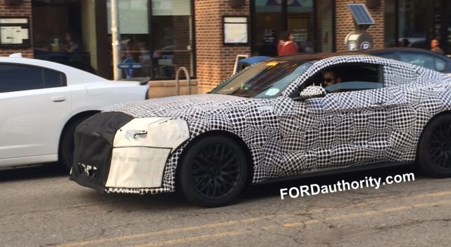 2018 Mustang Spied In Ann Arbor Gt Or Mach 1 2015 Mustang