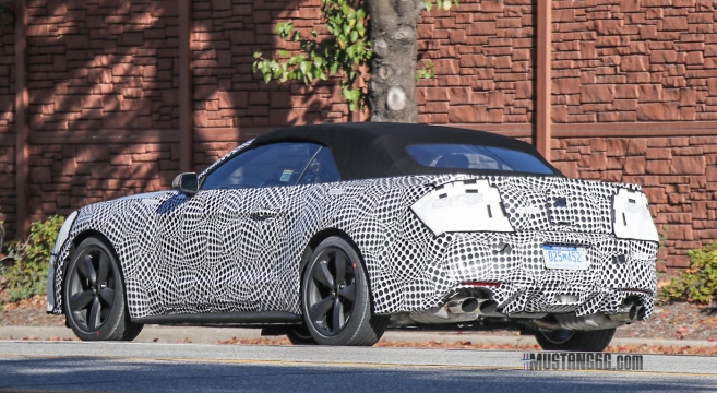 Spied 2018 Mustang Prototype With Active Quad Exhaust 2017 Spied 2018 Mustang Prototype With Active Quad Exhaust