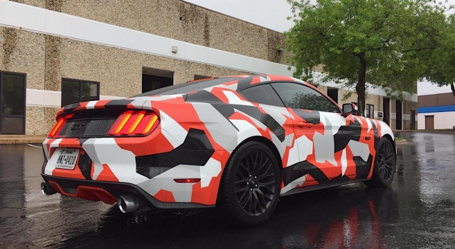 Camo-Wrapped S550 Mustang | 2015+ Mustang Forum News Blog ...