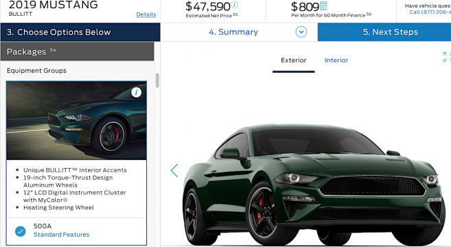 2019 Mustang Configurator Is Live 2015 Mustang Forum News Blog